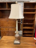 Proximately 36 inch tall Candle style table lamps, tested and working