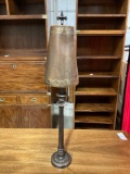Vintage candle style Table lamp with Fleur-de-lis embellishment
