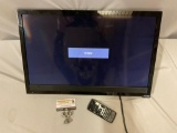 Vizio television w/ remote control, wall mount stand & power cord, tested & working