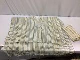 2 pc. Lot of antique woven poncho & blanket.