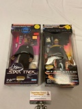 2 pc. lot of SEALED Playmates STAR TREK Collectors Series numbered dolls; Commander Benjamin Sisko &