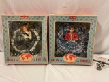 2 pc. lot of vintage DUCHESS DOLLS 7 1/2 inch Dolls of All Nations, doll in original box