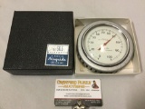 vintage Genuine Airguide Instrument The 605 Hygrometer w/ box, approx 5 x 5 x 2 in.