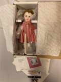 Georgetown Collectibles porcelain girl doll TANSIE COMES TO VISIT by Patricia Coffer w/ box