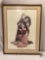 Large framed / signed Artist Proof AP print TWO NATIVE AMERICAN GIRLS by Popo & Ruby Lee