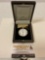Antique 1912 HOWARD 17 jewel 14k gold pocket watch w/ chain in original wood gift box ,w/ paperwork
