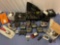 Huge misc. lot of RC remote control vehicles of all kinds; drones, controllers, cars & more. Sold as