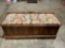 Vintage Lane Furniture cedar lined Upholstered chest see pics