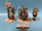 3 pc. lot Vintage Goebel M.I. Hummel figurines, 1981 Club figure, approx 6 x 5 in.