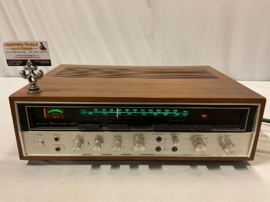 Vintage SANSUI Am/Fm Stereo Receiver 3300, tested / working, approx 20 x 16 x 6 in.