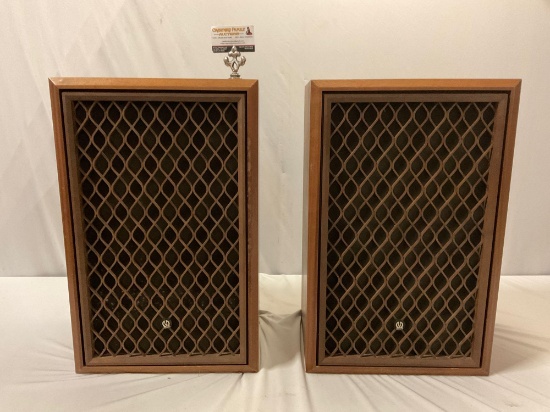 Pair of vintage PIONEER stereo speakers model CS-901A, tested/ working, Japan, minor wear, as is