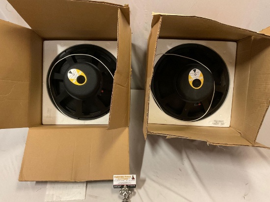 Pair of JBL James B. Lansing Sound INC Model 136A Signature Speakers in original boxes.Like New Rare