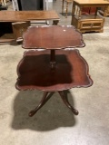 Vintage/Antique two-tiered Mahogany end / lamp Table
