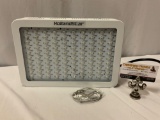 HOLLAND STAR 1000w LED grow light w/ cord, appears unused, approx 10 x 16 x 5 in.