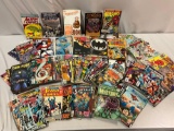 Huge lot of vintage comic books & graphic novels, DC Comics / independent. Batman, Superman +