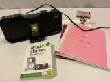 Apple I Pod Nano / ITunes mp3 player w/ guide, book and iLive Clock Docking System