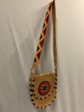 Vintage Native American - Cheyanne handmade beaded purse / shoulder bag w/ strap