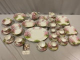 Vintage 63 pc. lot of Royal Albert - Blossom Time fine bone china tableware, made in England,