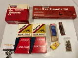 Lot of misc. ammunition/ ammo & gun cleaning & maintenance kits; Federal 12 game load / Duck &