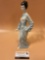 Lg 1972 vintage ROYAL DAULTON porcelain female BOUDOIR figure sculpture art piece, approx 4 x 13 in.
