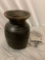Antique wood turned spittoon / jug, approx 7 x 11 in.