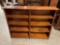 Nice vintage wooden bookcase with 4 shelves