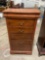 Nice wooden private reserve tall boy dresser by CFS USA