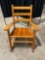 Nice vintage wooden rocking chair