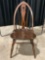 Antique Gothic style chair from Sikes Chair Co, Buffalo, NY Branch