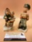 2 pc. lot GOEBEL M.I. Hummel figurines made in W. Germany, SOLDIER BOY & VOLUNTEERS