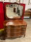 Beautiful solid wood Antique dresser W/detachable mirror and original hardware