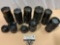 10 pc. lot of used camera lenses; Vivitar, JCPenney, Gemini & more, see pics.