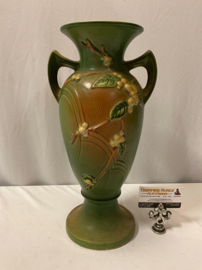 Vintage large ROSEVILLE USA ceramic vase IV - 15 approx 8 x 16 in.