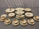 48 pc. collection of vintage FEDERAL SHAPE Syracuse China made in America, a few w/ chips