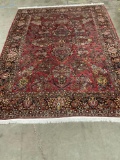 Large, beautifully vibrant middle eastern hand-knotted wool rug