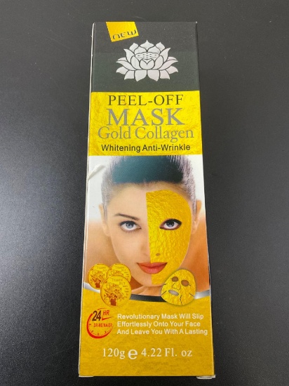 Peel-Off Facial Mask Gold Collagen Whitening Anti-Wrinkle 120g 4.22 fl oz