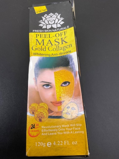 Peel-Off Facial Mask Gold Collagen Whitening Anti-Wrinkle 120g 4.22 fl oz