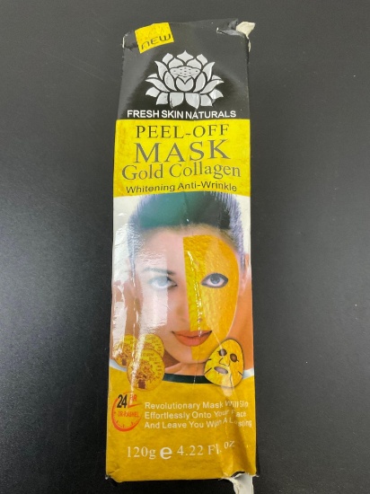 Peel-Off Facial Mask Gold Collagen Whitening Anti-Wrinkle 120g 4.22 fl oz