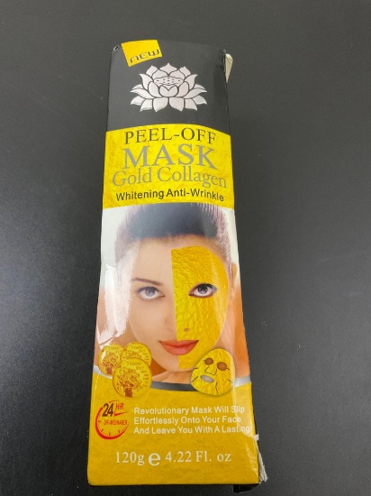 Peel-Off Facial Mask Gold Collagen Whitening Anti-Wrinkle 120g 4.22 fl oz