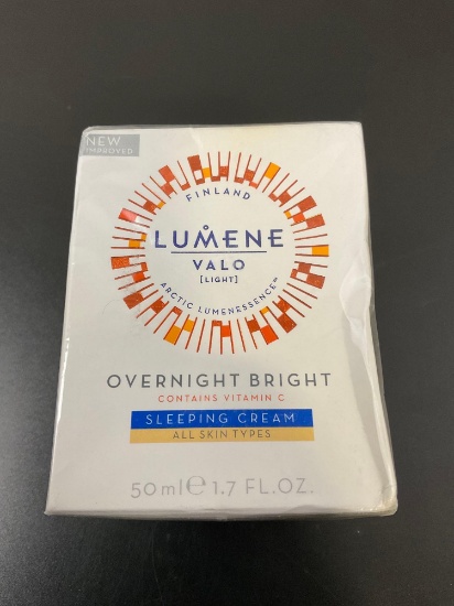 Lumene Valo Arctic Lumenessence Overnight Bright Sleeping Cream 1.7 fl oz 50ml