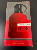 For Men Red by HERO Eau De Toilette Spray 3.8 fl oz 110ml