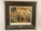 Huge framed pencil signed Salvador Dali lithograph art print THE BATTLE OF TETUAN, #ed HC 47/90