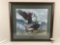 Lg. 1980 framed signed bald eagles art print NORTHWEST SENTINELS by Richard Evans Younger w/ COA,