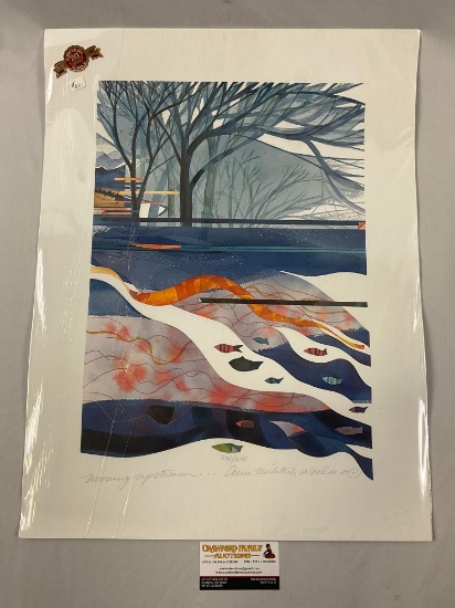 Signed / numbered art print MOVING UPSTREAM by Ann Militich-Warder, #ed 230/600