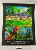 PGA CHAMPIONSHIP 2000 Valhalla Golf Club Louisville, Kentucky signed poster art print by LeRoy