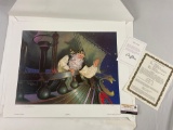 1993 signed / numbered art print DRIFTING CLOSER by Dean Morrissey, 273/1250 w/ COA