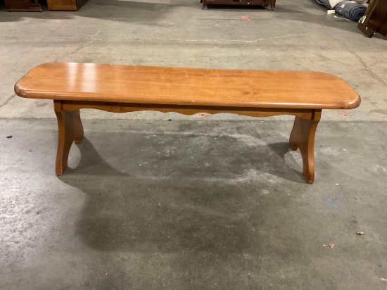 Solid wood Entry / Hall bench. 1 of 2 available.