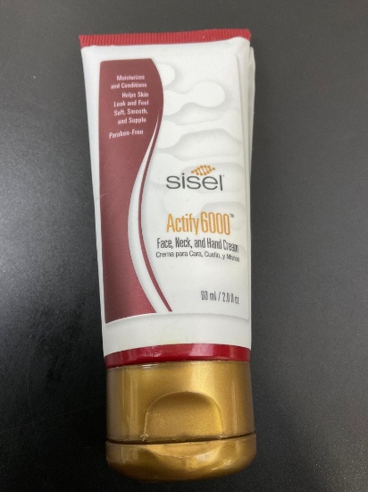Sisel Actify6000 Face, Neck, and Hand Cream 2 fl oz 60ml