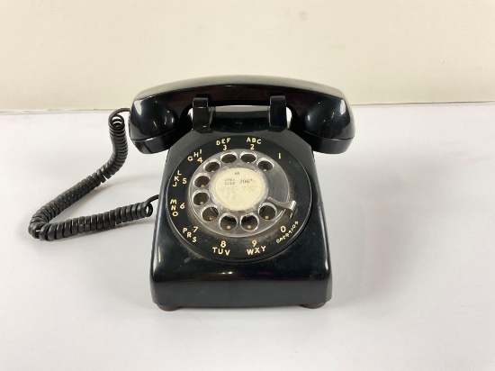 Vintage Western Electric rotary phone, sold as is.