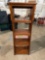 Nice 4-Tier wooden shelving unit.